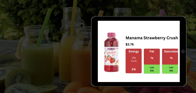 Extracting Nutrition Facts Food Data