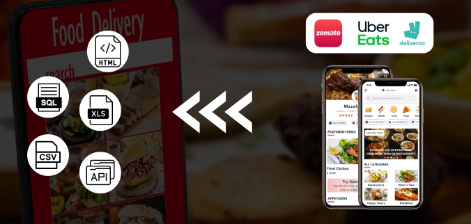 Scrape Online Food Delivery App Data